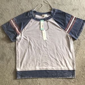 Nine Britton Gregory Varsity Knot Top Grey XL